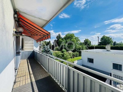 Zwischen SAP Arena Süd und Innenstadt - gepflegte 2 ZKB mit Balkon!
