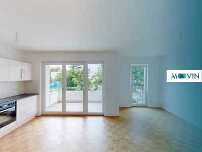 Weitläufige, sonnige 2-Zimmer-Whg. mit Tageslicht-Bad, Loggia und moderner Küche!