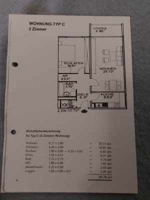 Freundliche 2-Zimmer-Wohnung in 95448, Bayreuth