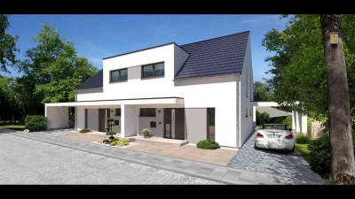 Neubau - großes Zweifamilienhaus im Zentrum von Ensdorf !