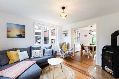 Hyggelig wohnen am Elbdeich – liebevoll saniertes Einfamilienhaus mit skandinavischem Charme