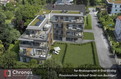 VERKAUFSSTART! Neubau-4-Zimmerwohnung mit West-Balkon in Ruhelage in Gösting!