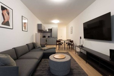 Geschmackvolle, modernisierte 2,5-Zimmer-Wohnung mit geh. Innenausstattung mit EBK