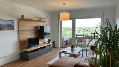 Möblierte Wohnung in Schifferstadt zur Zwischenmiete mit Blick auf die Rheinebene