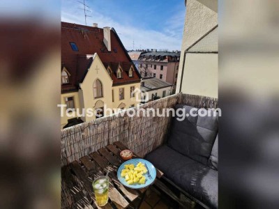 Tauschwohnung: 2 Zi. Whg. Bordeauxplatz Haidhausen gegen mind. 80m2