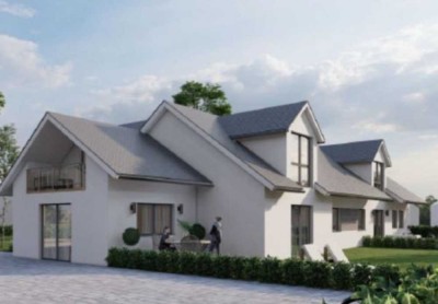 Erstbezug: Schicke 2-Zimmer-Neubau-Dachgeschosswohnung in Petershagen mit Balkon