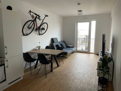 Neubau: Schöne 2-Zimmer-Wohnung in Mainz mit Balkon
