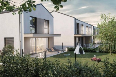 Provisionsfrei für den Käufer! ERSTBEZUG! Ziegelmassiv-Doppelhaushälfte in Premstätten! Haus B