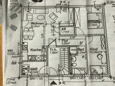 Schöne helle Single Wohnung mit EBK: 
3- Zimmer,Küche Bad  Wohnung im EG in Alsheim