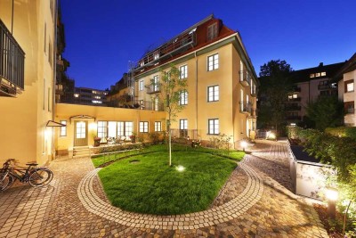 Gartenpalais-Wohnung "Palma" - 2 Zimmer mit Balkon - Fitness & Sauna