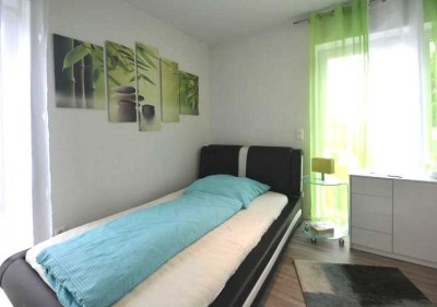 ab 08.03. Wohnliches 1-Zimmer-Apartment, komfortabel möbliert & ausgestattet, zentral in Raunheim