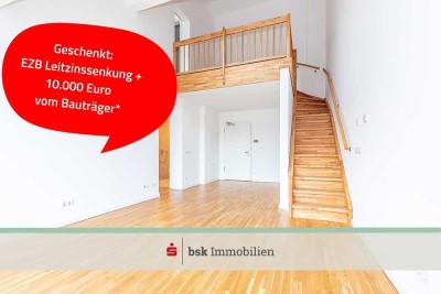 3-Zimmer-Maisonette: Wohlfühlort mit EBK, Südterrasse & 2 Bädern