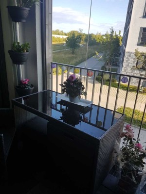 Geschmackvolle 2,5-Zimmer-Wohnung mit geh. Innenausstattung mit Balkon und EBK