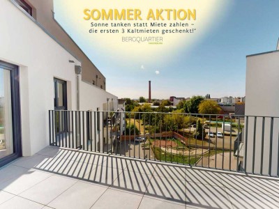 Familientraum: 4-Zimmer-Neubauwohnung mit fabelhaftem Blick, EBK, Balkon u.v.m. im "Bergquartier"