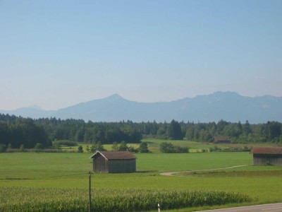 Idyllische Lage Terasse mit Bergblick