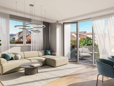 THE ARIK - Urban und Grün – 4 Zimmer mit Balkon zur Parkseite