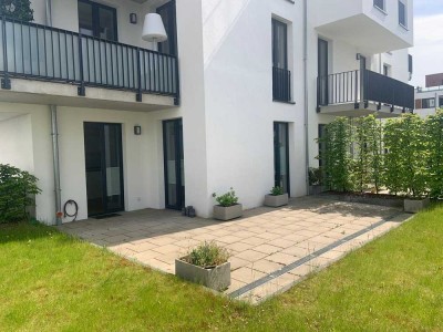 Barrierefreie Erdgeschosswohnung mit Einbauküche und Garten