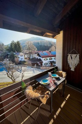 Exklusive 1-Raum-Wohnung auf Zeit, möbliert & Einbauküche in Tegernsee