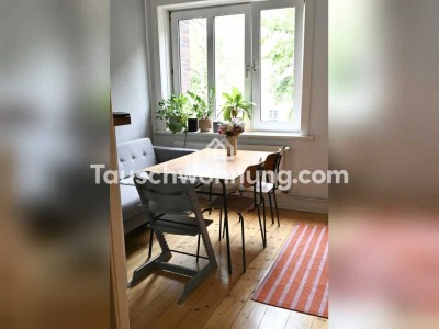 Tauschwohnung: Charmante 2-Zimmer-Wohnung mit großer Wohnküche - Winterhude