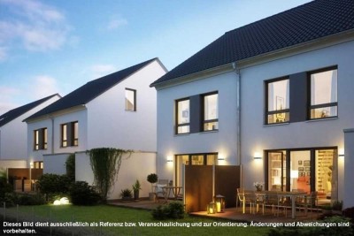 Landleben deluxe: Familienfreundliche Doppelhaushälfte mit Garten in idyllischer Weinregion
