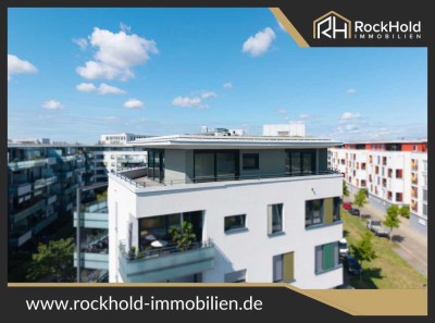 Exklusive Penthouse-Wohnung mit großer Terrasse und Blick auf den Citypark!