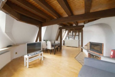 Charmante 3-Zimmer-Maisonette im Herzen der Stadt – Wohlfühlen mit Kamin!
