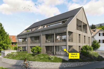2-Zimmerwohnung mit Garten | A01