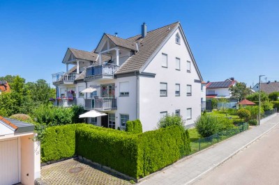 Gut geschnittene 3-ZKB-Wohnung mit Balkon in ruhiger,  zentraler Lage in Meitingen!