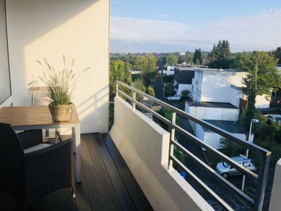 Modernes voll möbliertes 45qm Appartement mit großem Sonnenbalkon