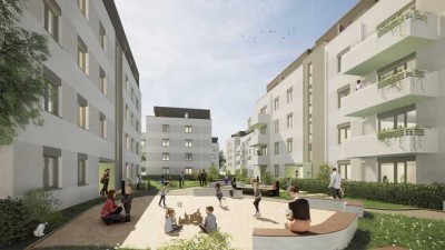 Erdgeschosswohnung - 4 Zimmer mit Terrasse - WBS!