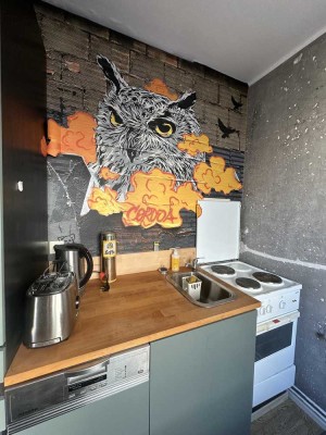 Helle, sanierte 2-Zimmer-Wohnung im Plattenbau – Nachmieter gesucht inkl. Einbauküche