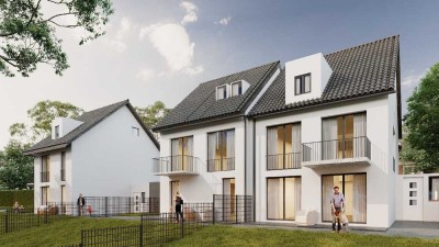 Hochwertige Neubau Doppelhaushälfte mit Blick ins Grüne zu vermieten in Eitorf-Zentrum