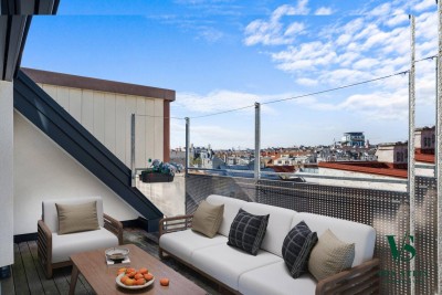 Wohnen über den Dächern Wiens – Autarkes Penthouse mit High-End-Ausstattung