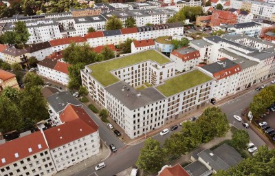 **Erdgeschoss 2 Raumwohnung mit Terrasse und EBK- Zichorienhöfe - WE10**