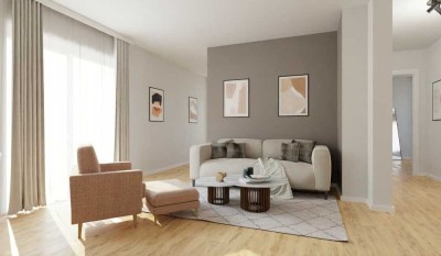 Wohnung mit drei Zimmern und Dachterrasse