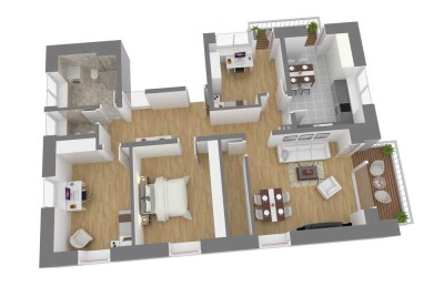 Sanierte 4-Zimmer-Wohnung mit 2 Balkonen – energetisch modernisiert, einzugsbereit ab Frühjahr 2026