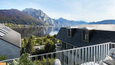 Lichtdurchflutete Wohnung mit Seeblick und großer Terrasse in Bestlage von Gmunden