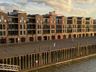 Panoramablick auf Weser und Geeste! 3-Zimmer-Wohnung mit Loggia in Speicherhaus