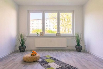 3-Zimmer-Wohnung und alle Räume mit Fenster