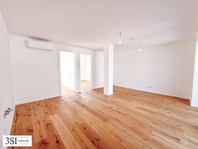 Eleganz &amp; Komfort – moderne Dachgeschosswohnung mit Balkon &amp; Premium-Design