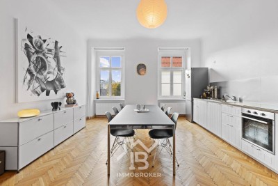 Spittelwiese - Zentrale 2-Zimmer-Altbauwohnung mit Flair!