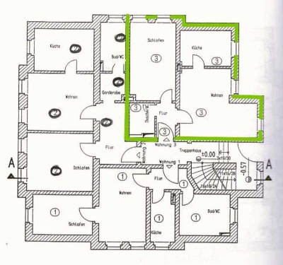 Hochwertig sanierte 2-Zimmer-Wohnung (55 m²) möbliert, mit EBK & Internet
