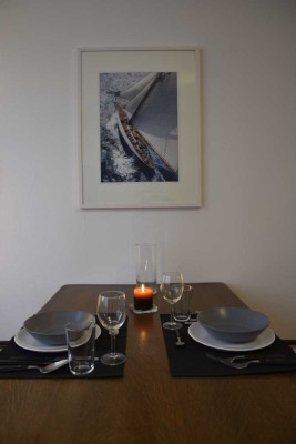 schön eingerichtetes komplett möbliertes Apartment