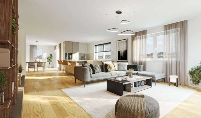 Penthouse-Highlight im Neubau - 4 Zimmer, 2 Bäder, Große Dachterrasse