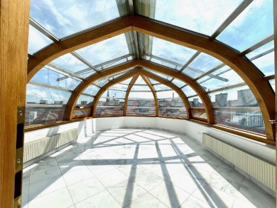 Extravagantes, kultiges Retro Chic XXL Penthouse