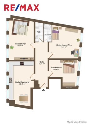 Am Perlachberg / Augsburg
3 1/2 Zimmerwohnung mit Wohnküche
zu vermieten ( WG möglich )