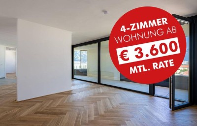 Letzte 4-Zimmer Premium Wohnung im Stadt Carré Wilten