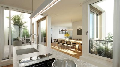 Exklusiv: 3-Zimmer-Loft-Wohnung in Moosach!