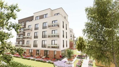 Erstbezug mit Balkon: Schöne 2-Raum-Wohnung mit gehobener Innenausstattung in Schwerin