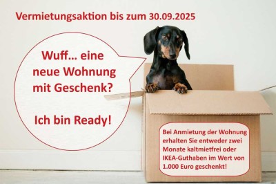 *Sommeraktion bis 30.09.2025* Hochwert. 5-Raumwohnung mit Balkon + Laminatboden + EBK-Option!